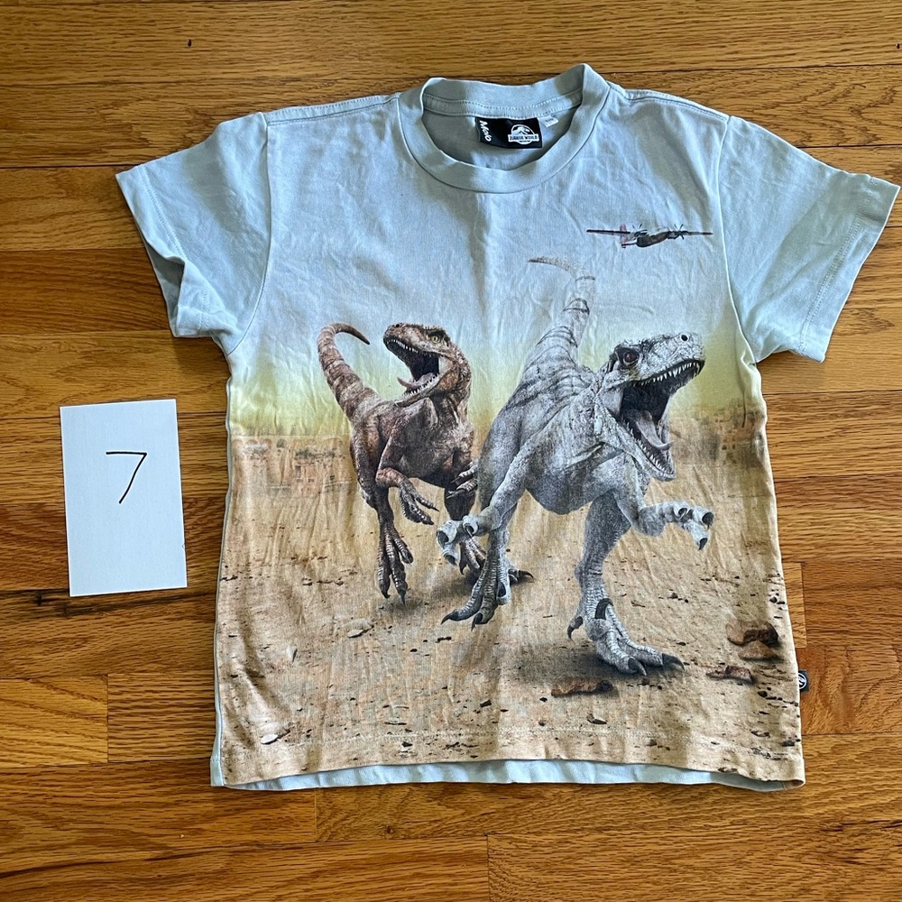 EUC Molo Jurassic World Blue the Raptor Shirt